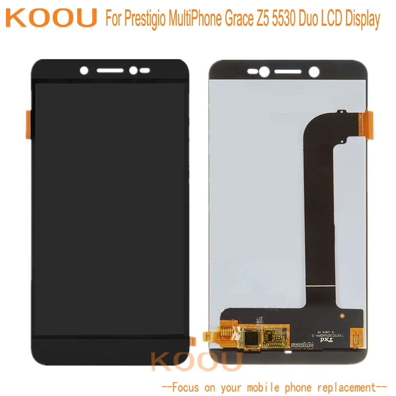 ЖК дисплей для Prestigio MultiPhone Grace Z5 5530 Duo + сенсорный экран дигитайзер сборка Замена