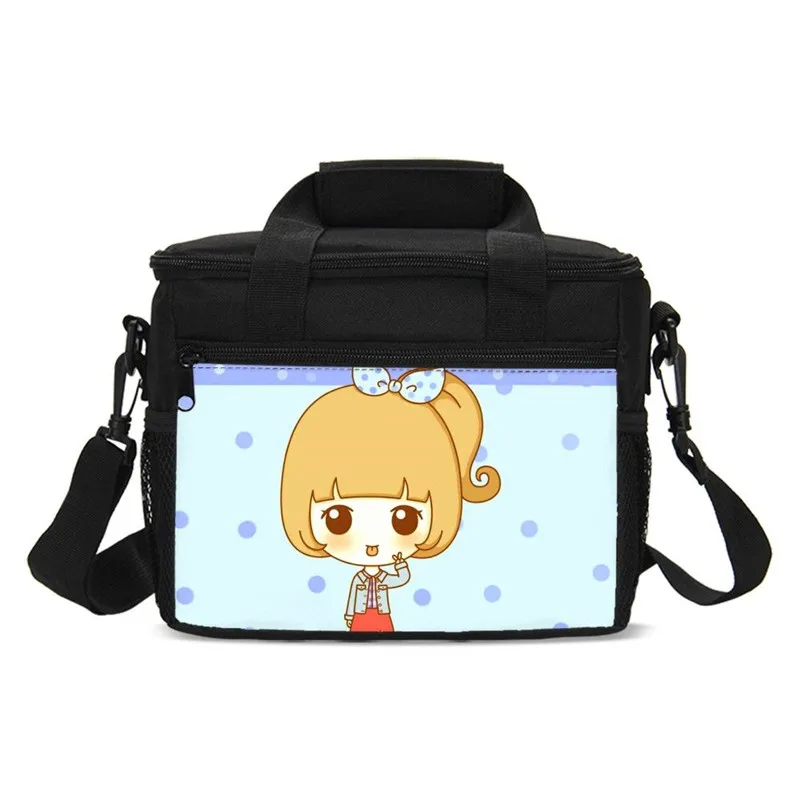Маленькие сумки для обедов унисекс, модные милые сумки для медсестры с рисунком, Термоизолированный ланчбокс для пикника, сумка на плечо, сумки - Цвет: SCBU019000YMT