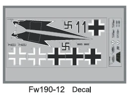 Наклейка/наклейка для модели Dynam FW190 хобби самолета 8949 | Игрушки и
