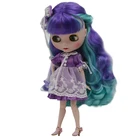 Кукла Neo Blythe, шарнирная кукла Blyth, без одежды, с матовым лицом, можно менять макияж и одежду, 16 шарнирных кукол SO12