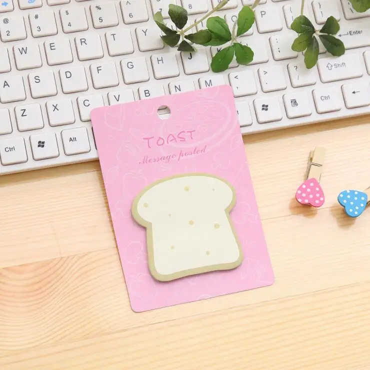 1 шт. новый корейский блокнот Lytwtw Kawaii для завтрака Липкие заметки креативный