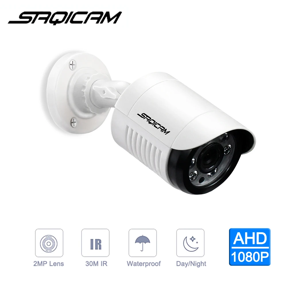 Saqicam 4CH безопасности Камера Системы AHD 1080N Гибридный наблюдения DVR Набор для записи