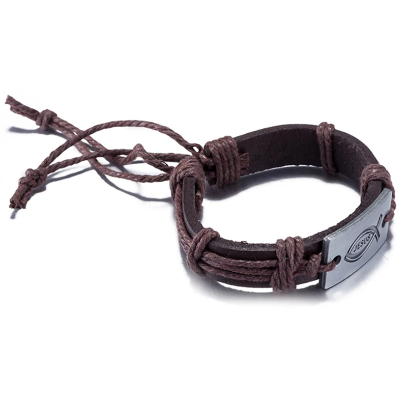 Новинка 2016 кожаный браслет из цинкового сплава для женщин и мужчин браслеты