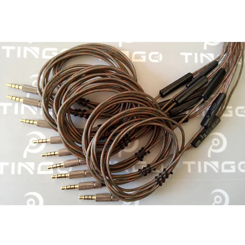 DIY Модернизированный MMCX кабель для Shure se215 se535 se846 Sennheiser ie80 ie8i ie8 TF10 W4R IM50 гарнитура 32