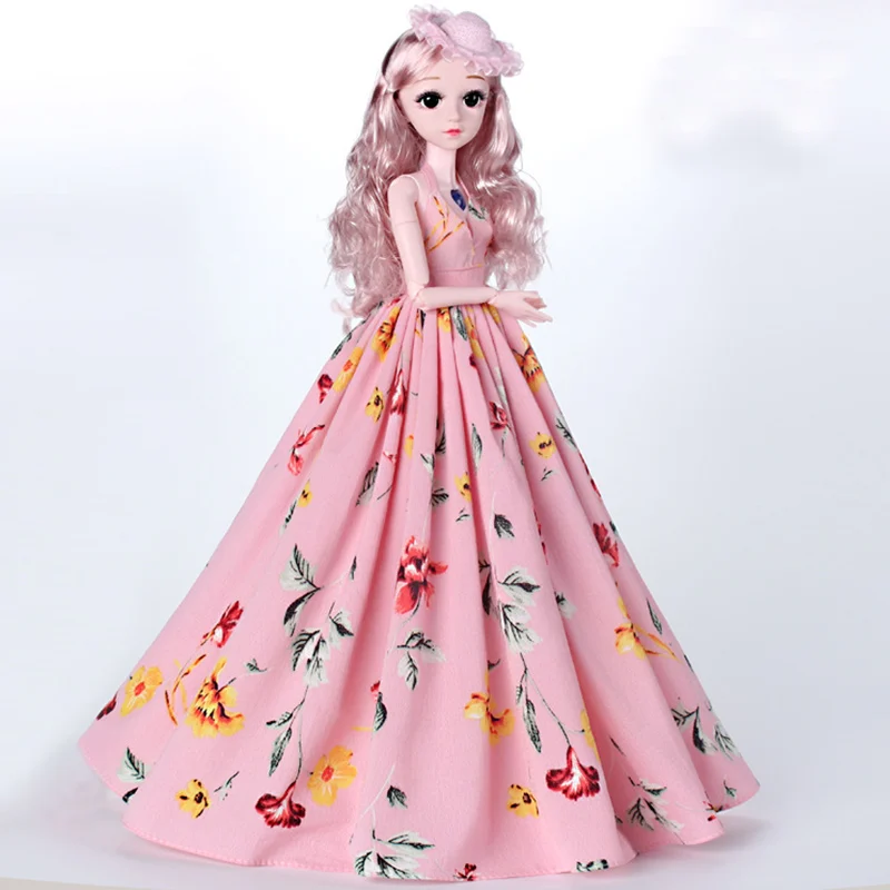 Длинная юбка с подсолнухом для куклы BJD, 60 см, 1/3, Одежда для кукол, милое платье, пасторальный стиль, одежда, праздничная юбка, сделай сам, игрушки для девочек