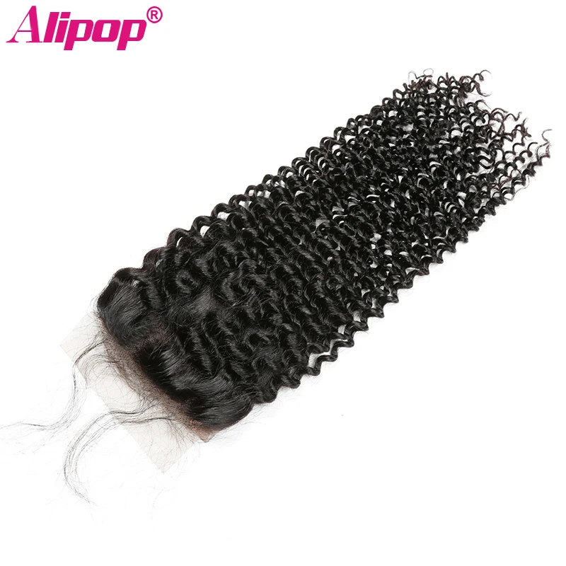 Странный бразильский плетение волос 4bundles с закрытием человеческих пучки Alipop