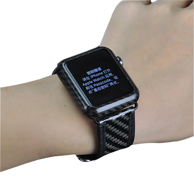Ремешок из углеродного волокна для Apple Watch Series 4 Band 38 42 мм|Ремешки часов| |