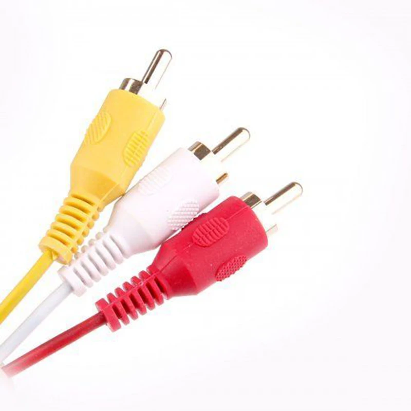 Адаптер HDMI 3 RCA для Видео Аудио AV кабеля со штекером к стереомагнитоле ТВ