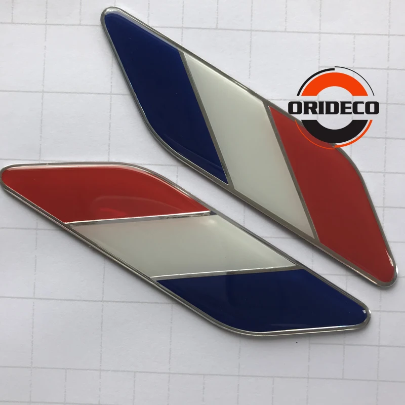 Автомобильный Стайлинг Флаг Франции Наклейка для ford focus Chevrolet Cruze Audi BMW Volkswagen peugeot