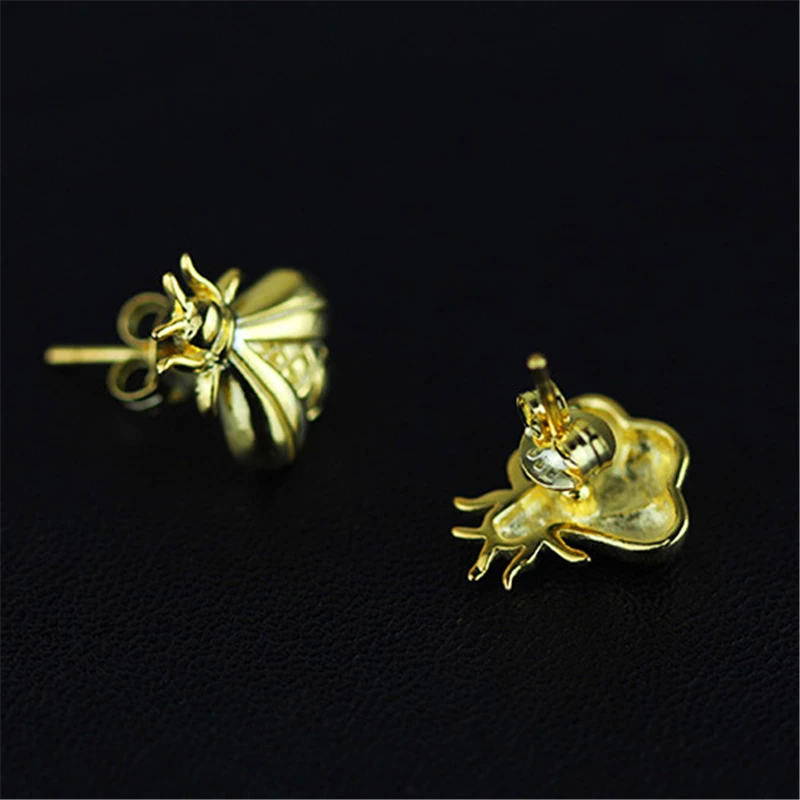 необычные товары ручная работа ювелирные изделия Прекрасный Пчелы сережки