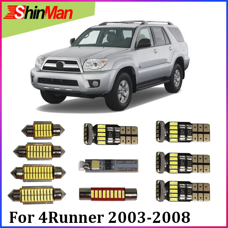 ShinMan 16x светодиодный светильник для автомобиля салона двери Toyota 4Runner 2003-2008 |