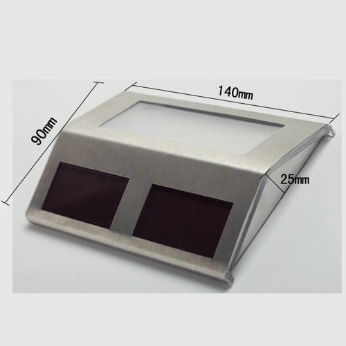 Водонепроницаемый садовый светильник из нержавеющей стали IP65 на солнечной