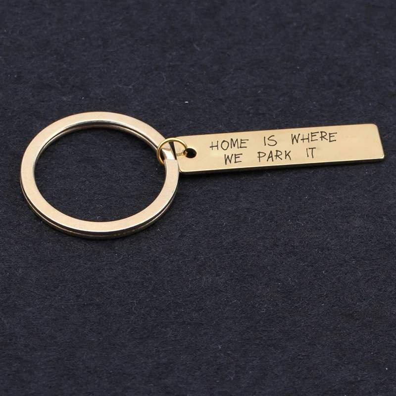 Camper Keychain Home-это то место где мы припарковываем его Charm Adventure Летние путешествия