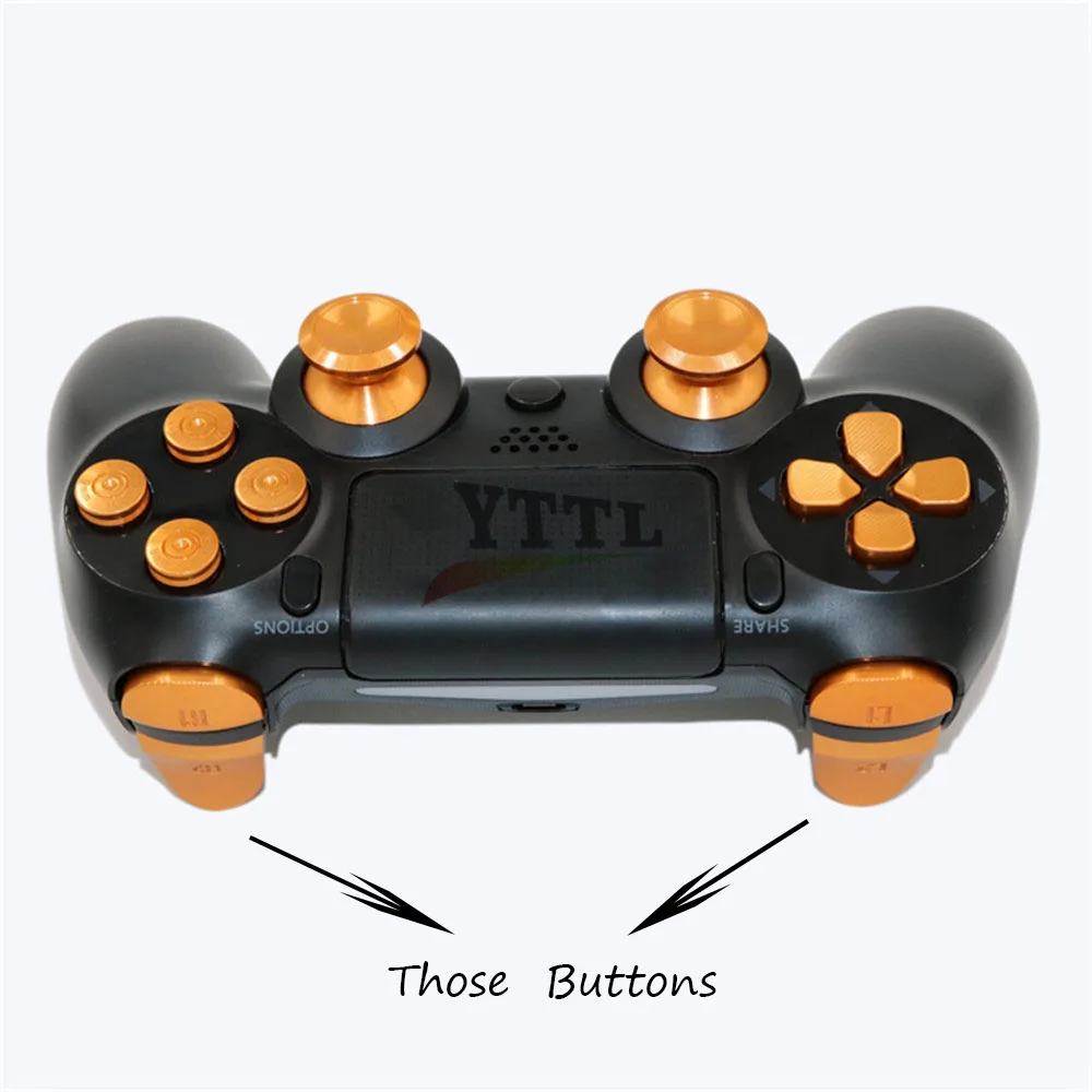 Триггеры YTTL L2 R2 и L1 R1 из алюминиевого металлического сплава пусковые кнопки для PS4