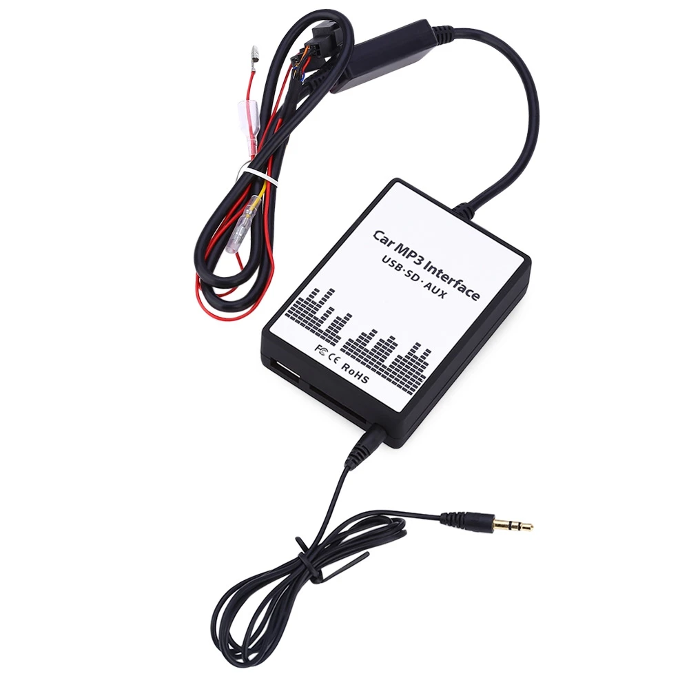 Автомобиль mp3 Интерфейс USB/SD кабель для передачи данных аудио цифровой cd чейнджер