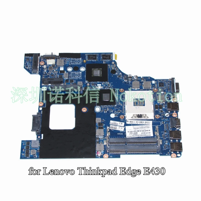 

NOKOTION QILE1 LA-8131P FRU 04W4019 For lenovo Thinkpad Edge E430 laptop motherboard 14 inch HD4000+GT610M