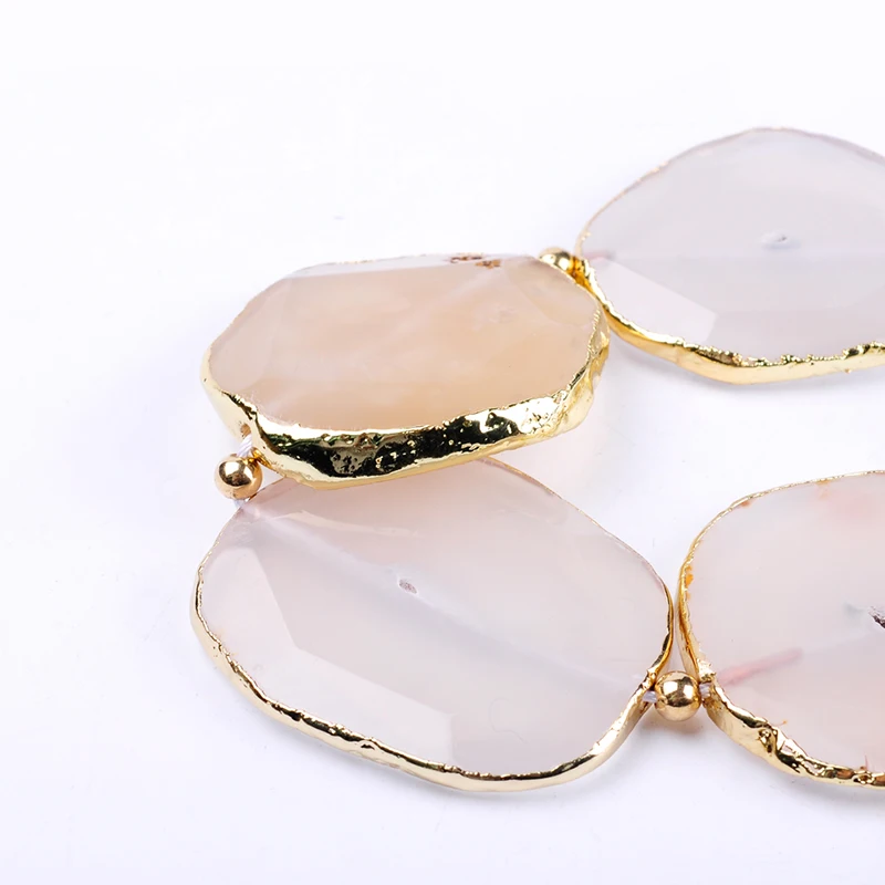 Бусины Из полудрагоценного камня золотые бусины неправильной формы много цветов