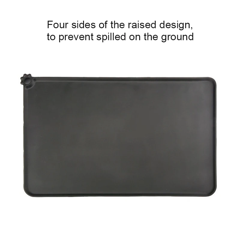 Водонепроницаемый коврик для домашних животных силиконовая миска корма собак и