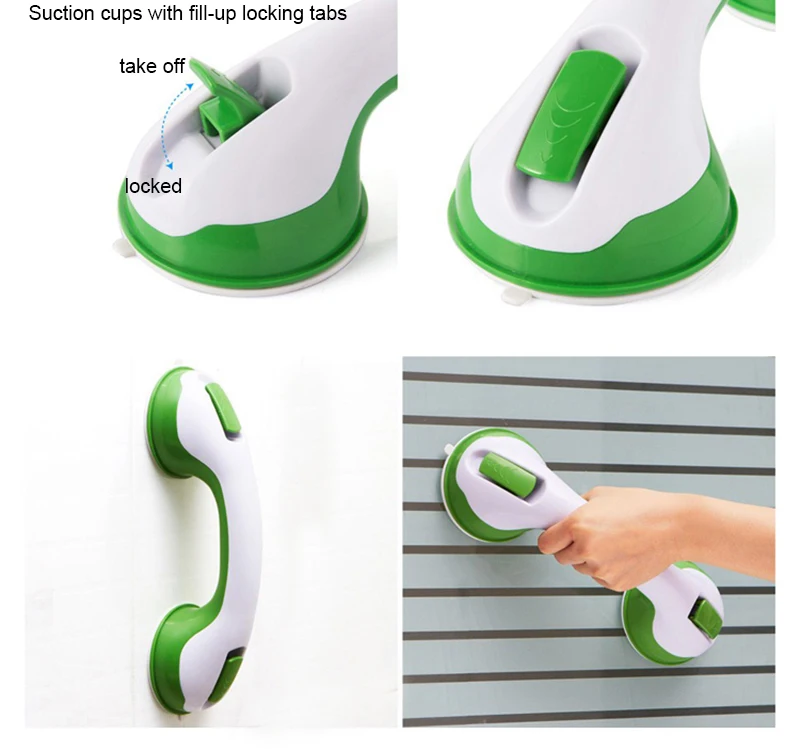Противоскользящая ручка для ванной комнаты поручень для безопасности туалета вспомогательная ручка поддержка Вакуумная присоска поручень настенный присоска рукоятка