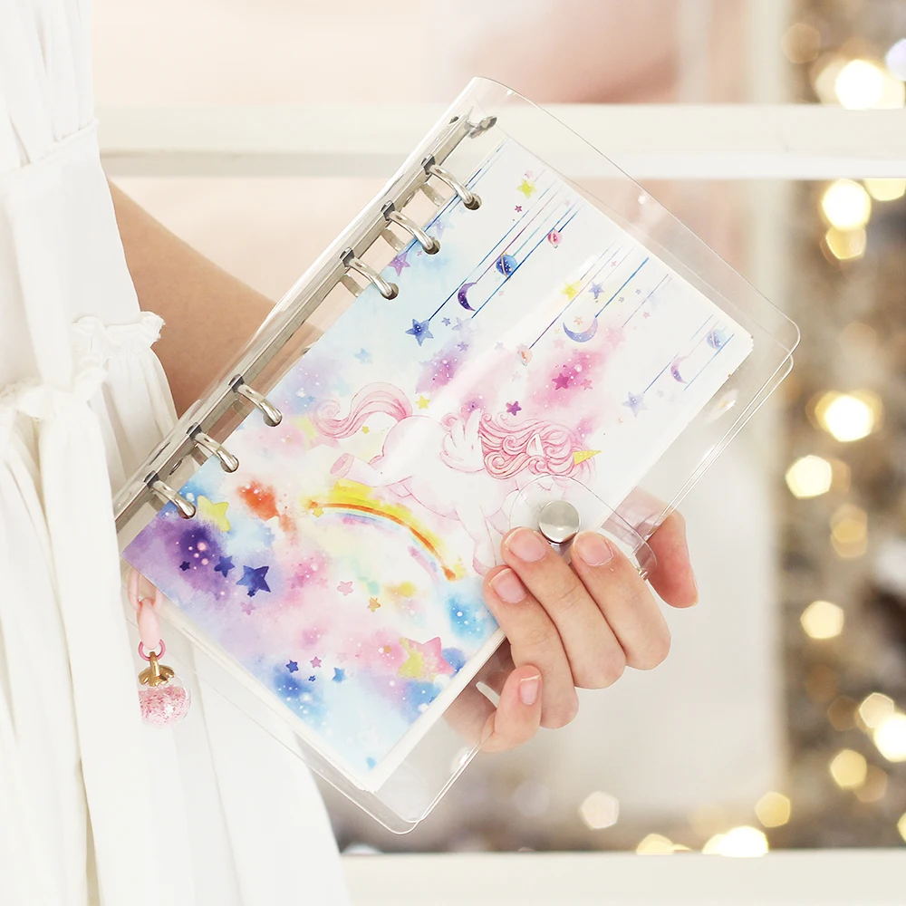 Kawaii Океанский планировщик записная книжка вишня А6 спиральный блокнот планировщик Органайзер переплетный дневник Bullet Journal Notebook