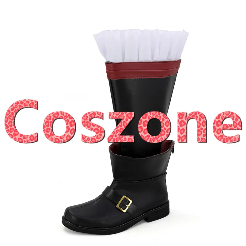 Final Fantasy 14 Обувь для костюмированной вечеринки черного мага Ботинки Аксессуары на