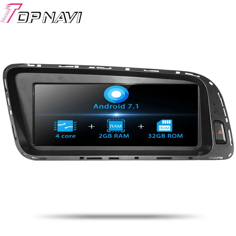 7.1 2G-32G 4 Core Topnavi Android 7,1 автомобильный медиацентр плеер радио для AUDI Q5 2009 2010 2011 2012 2013 Стерео gps навигация без DVD - Цвет: 7.1 2G-32G 4 Core