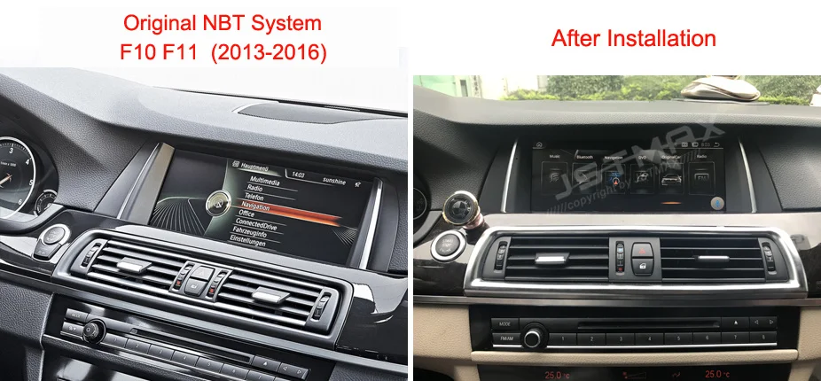 JSTMAX 10 25 &quotAndroid 7 1 Автомобильный GPS Navi радио головное устройство плеер для BMW 5 серии
