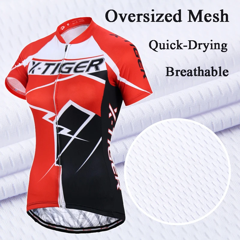 Женская веломайка X Tiger Pro летняя одежда для езды на велосипеде с защитой от УФ