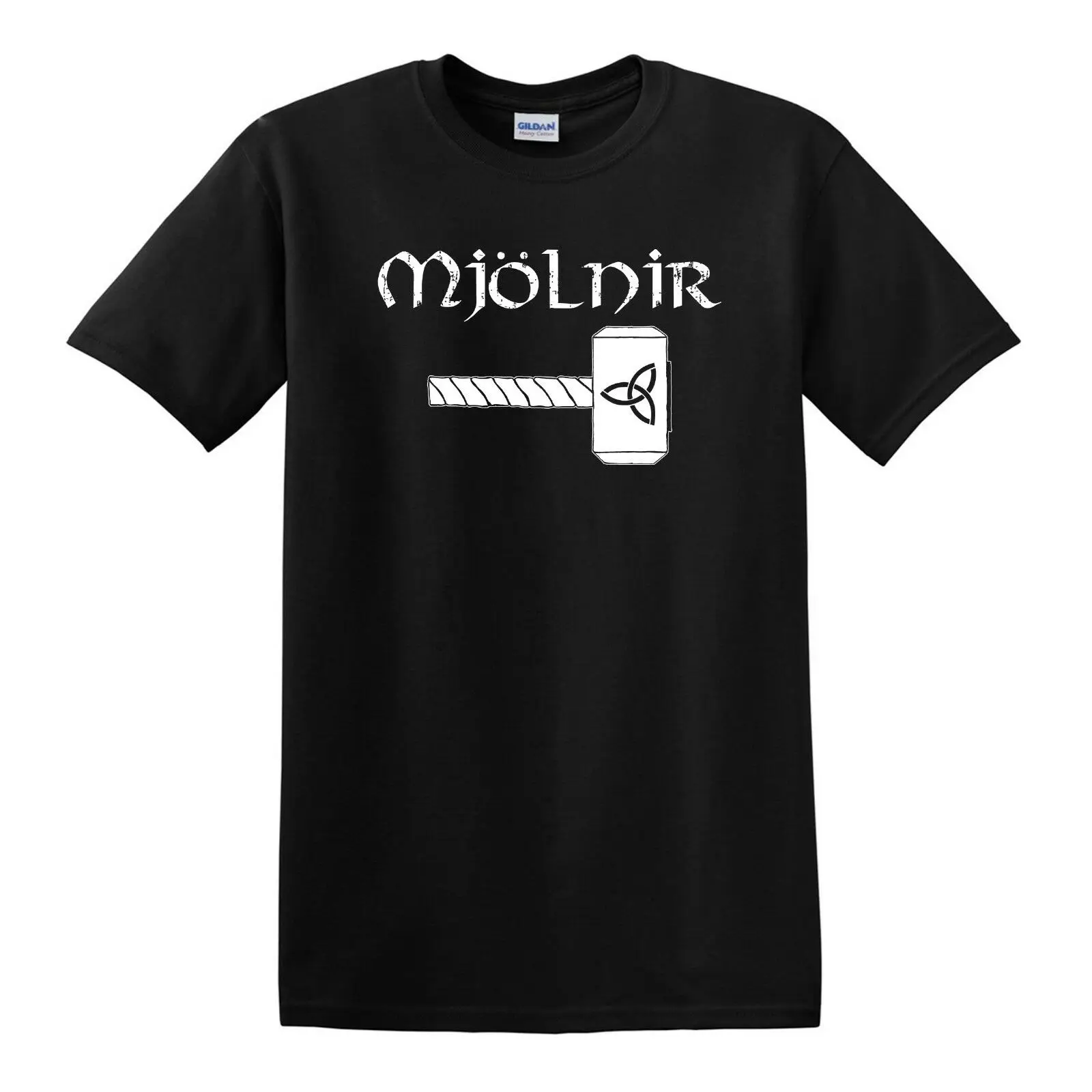 MJOLNIR (THOR'S HAMMER) Футболка S до 6XL Norse Odin Viking Ragnarok Thor|Мужские футболки| |