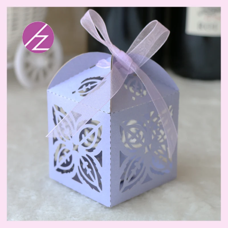 50 шт./лот миниатюрная коробка для торта бумажная маленькая с цветочным дизайном