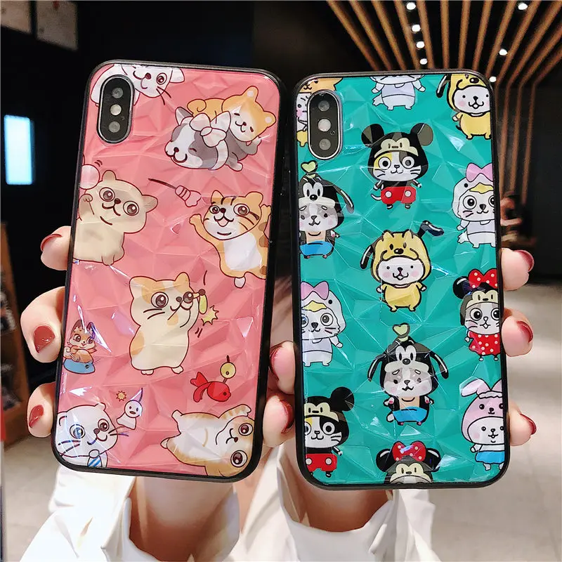 Чехол для iphone X XS Max XR 6 S 7 8 Plus с цветочным рисунком COOLY милый чехол телефона кота