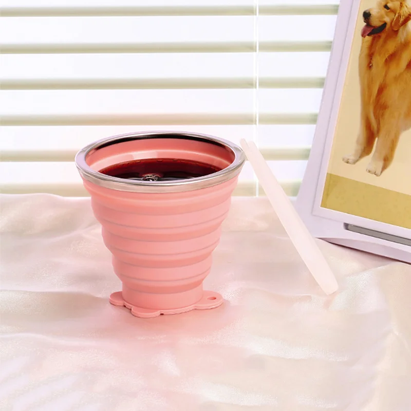 Многофункциональная термостойкая кружка для путешествий с крышкой складная