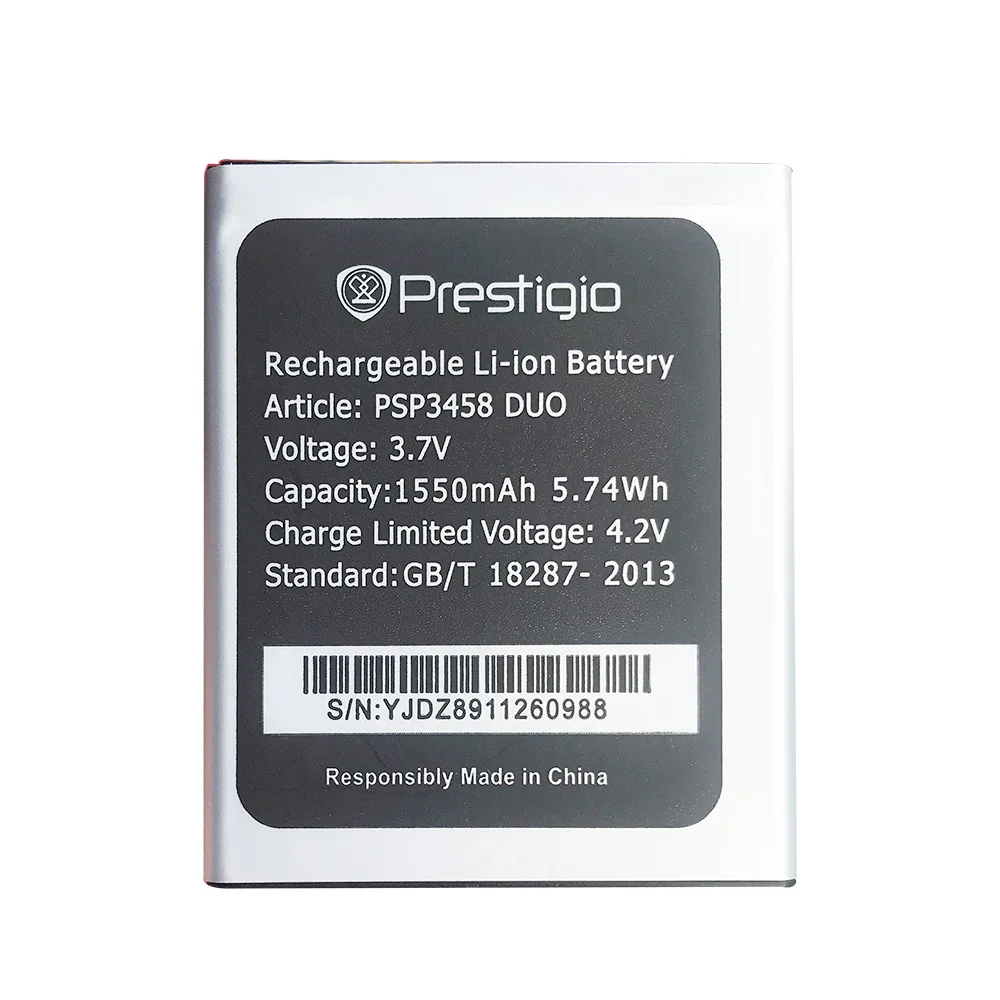 1 шт телефон батарея для Prestigio psp 3458 DUO PAP3458 psp 3458 Замена батареи сотового телефона