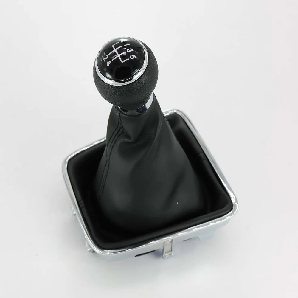 Для VW Golf Plus 2005 2006 2007 2008 2009 2010 2011 2012 2013 Новые 5 скоростные автомобильные ручки переключения передач кожаные ботинки