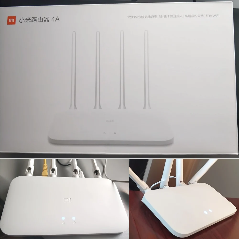 Беспроводной маршрутизатор Xiaomi Mi Router 4A Wi Fi 2 4 ГГц 5 0 двухдиапазонный 1167 Мбит/с