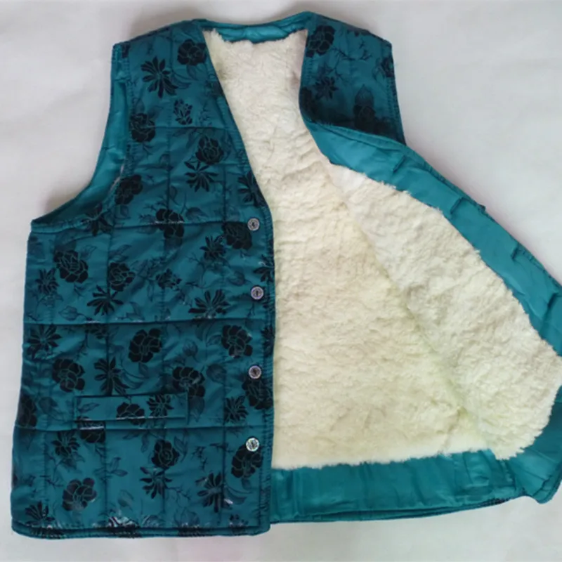 Хорошее качество! 2014 осенняя и зимняя женская меховая жилетка для пятидесяти лет