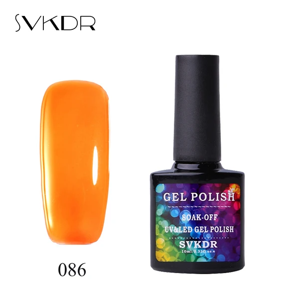 086 SVKDR белый прозрачный Blossom Гель-лак Soak Off УФ и светодиодный лампы ногтей гель длительный Цветущий цветок средство для полировки ногтей своими руками ногтей - Цвет: 086