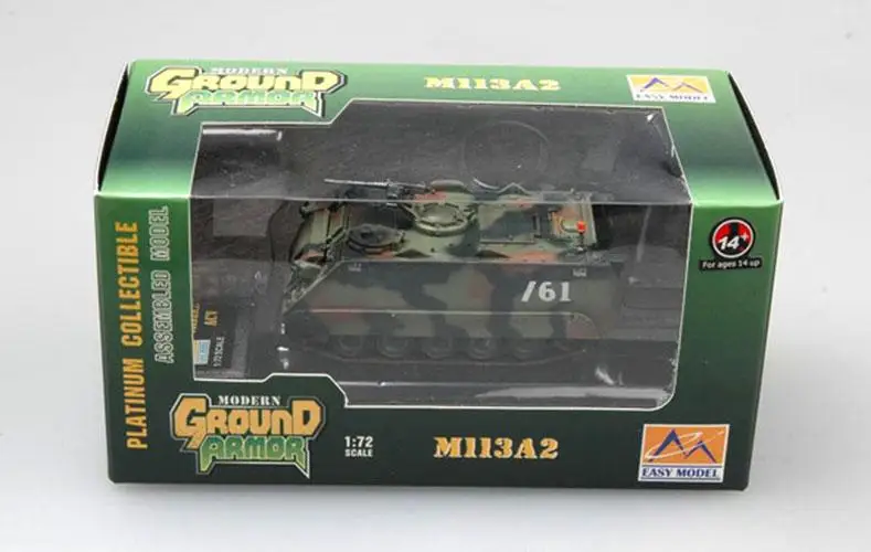 США M113 A2 бронированный танк USMC Da Nang Vietnam 1: 72 без литья под давлением легкая модель|