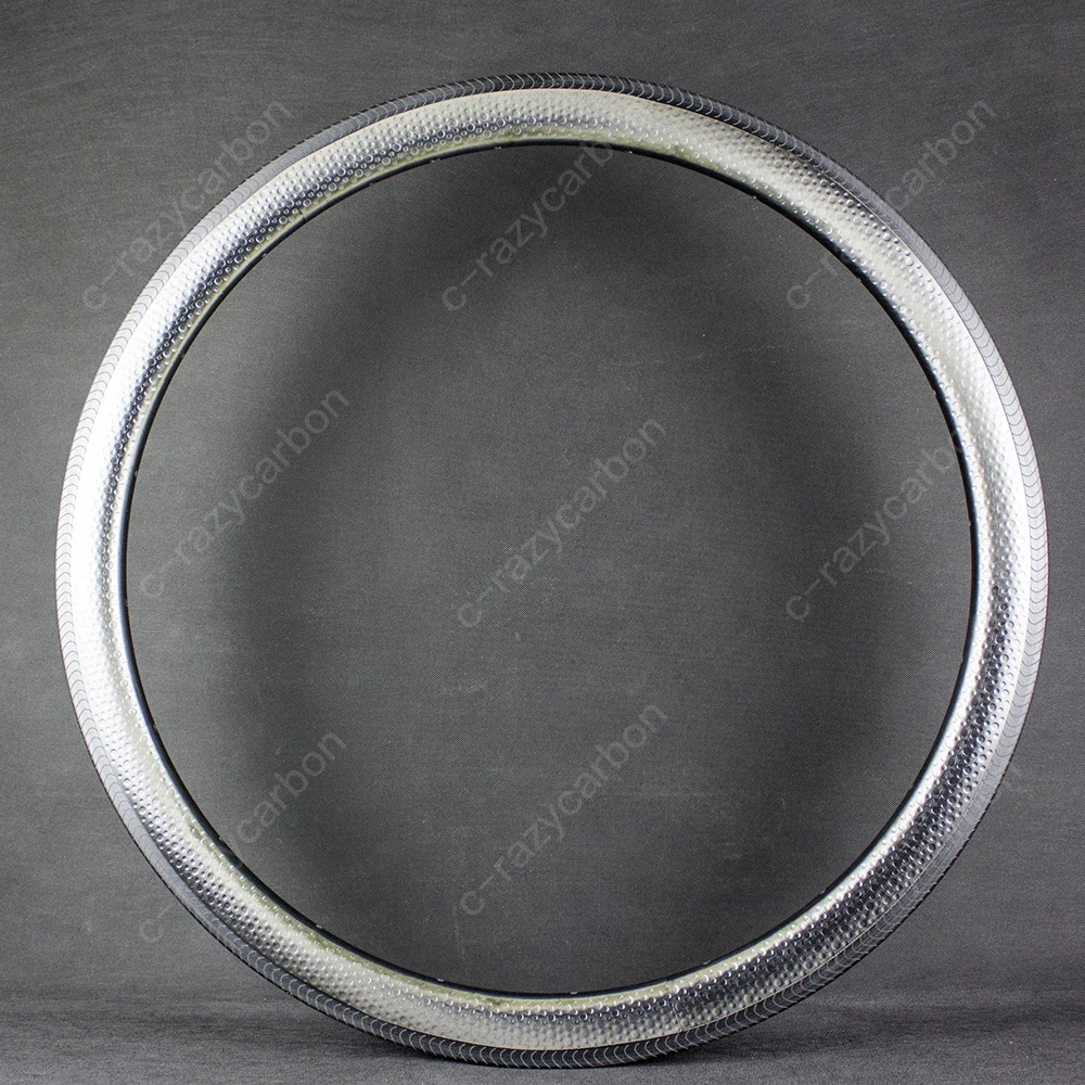 Углеродные велосипедные диски Golf Dimple Aero Carbon Road Wheels Clincher 32/45/50/58/80 мм углеродный