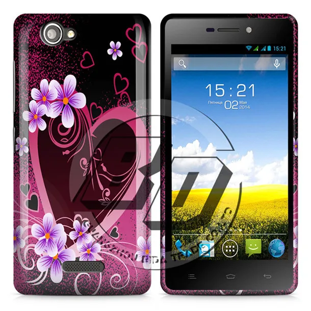 Fly IQ4501 EVO Energie 4 чехол оригинальный принт ТПУ силиконовый мягкий гелевый Чехол