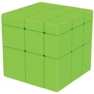 Кубик Рубика Qiyi зеркальный зеленый/желтый 3x3x3|3x3 mirror|3x3x3 magic cubespeed cube |