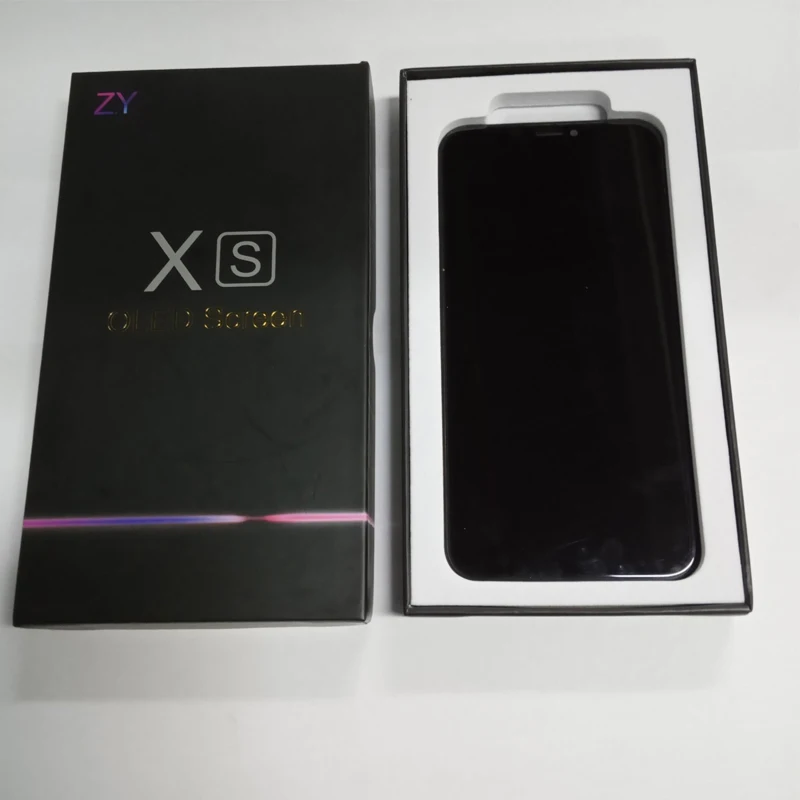 ЖК дисплей с дигитайзером для iPhone X черный OLED тачскрином в сборе сменный экран