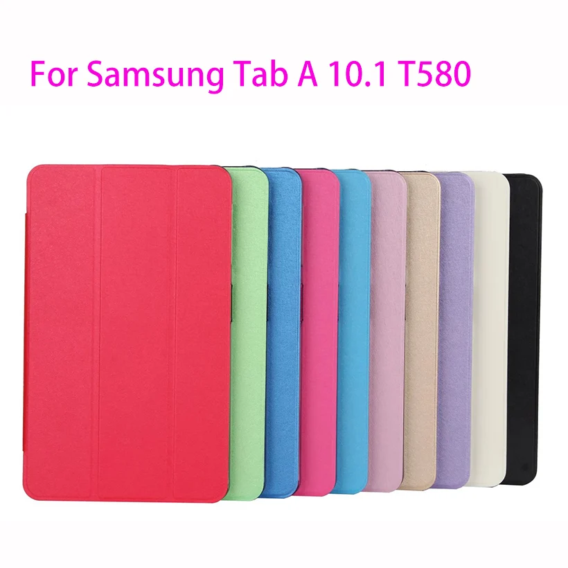 Прозрачный чехол тройного сложения для Samsung Galaxy Tab A A6 10 1 2016 T580 T585 T580N | Компьютеры и
