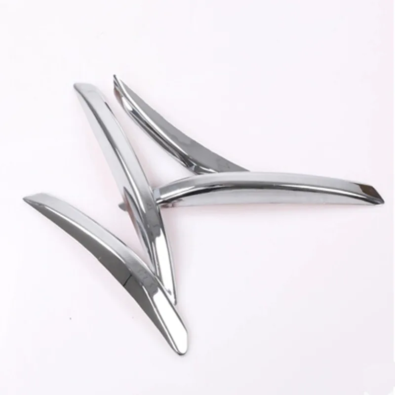 

Jameo Auto Car Chrome Fog Lights Protection Sticker Fog Lamps Decoration Cover Stickers for Ford New Fiesta 2014 - 2017 Parts