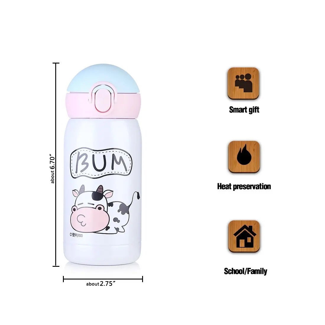 300 мл детский термос с соломенной изоляцией кружка для напитков герметичная