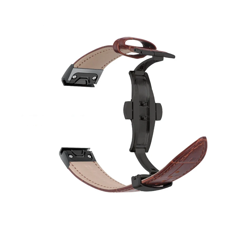 26/22/20 мм кожаный ремешок для смарт-часов Garmin Fenix 5X/5S/Fenix 3/Forerunner 935/Fenix 5 Группа Quick Fit
