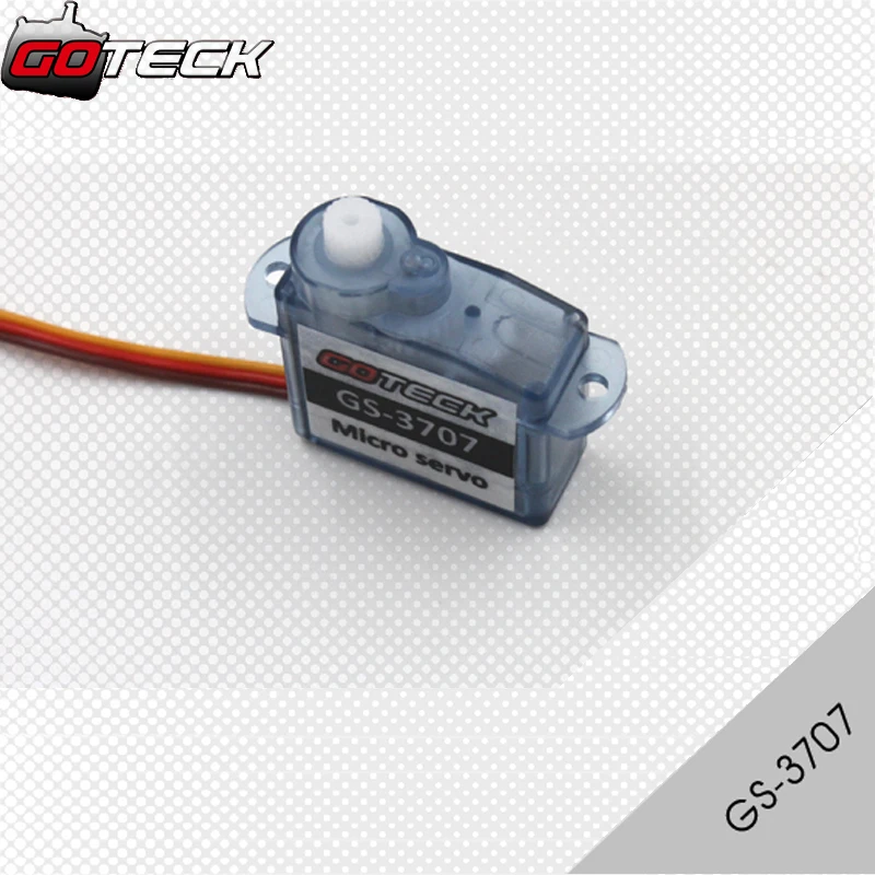 4 шт./лот GOTECK GS-3707 0 5/0 7 кг-см пластиковая шестерня мини-Аналоговый сервопривод для