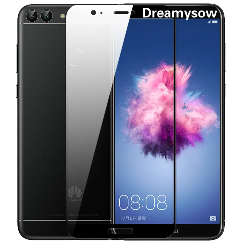 DREAMYSOW полное покрытие закаленное стекло для Huawei P8 P9 LITE 2017 P10LITE P11 P20 P20lite 9H пленка