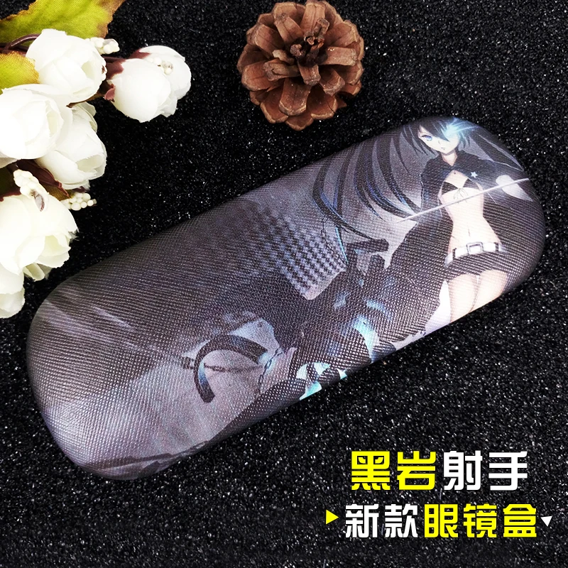 Black Rock Shooter Различные аниме очки чехол s Fate/stay night sword art online Студенческая Личность Простой свежий Чехол для очков - Цвет: Black Rock Shooter