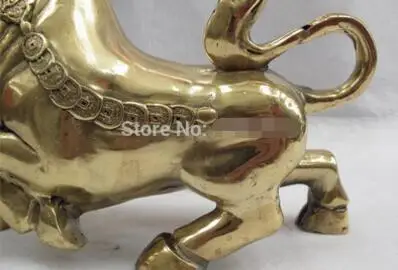 Китайская народная медная бронза фэншуй счастливая монета богатства крупного